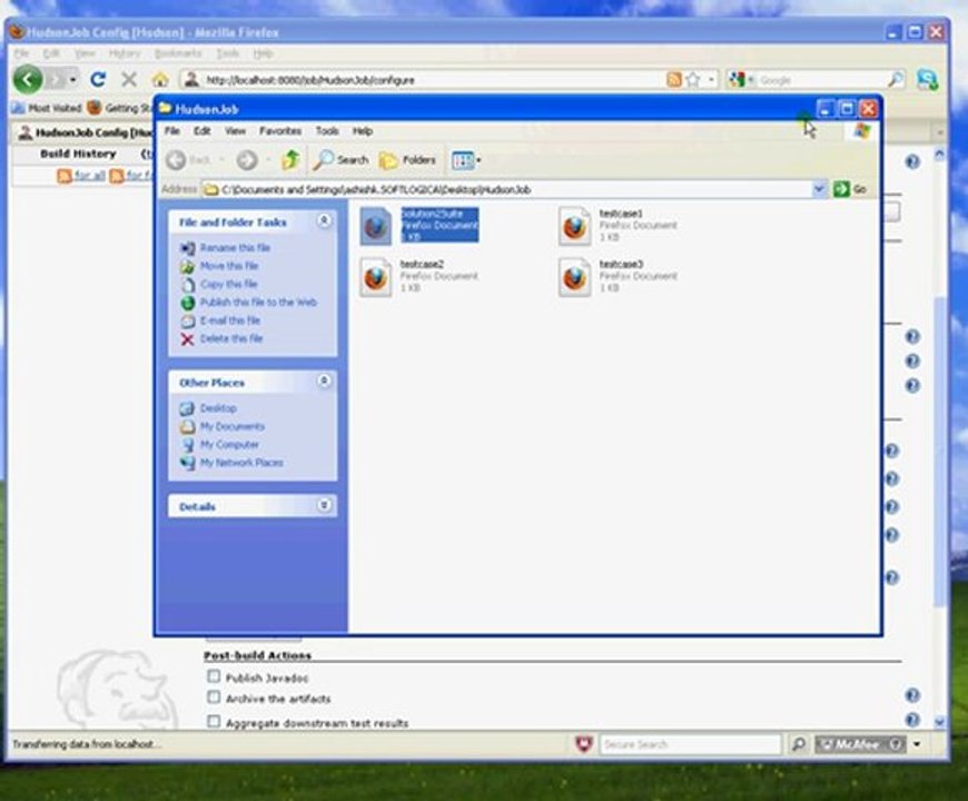 Selenium and Jenkins Job Creation Example