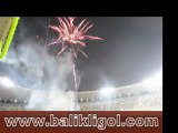 Şanlıurfaspor Bursaspor maçı öncesi havai fişek gösterisi ve kurban kesimi