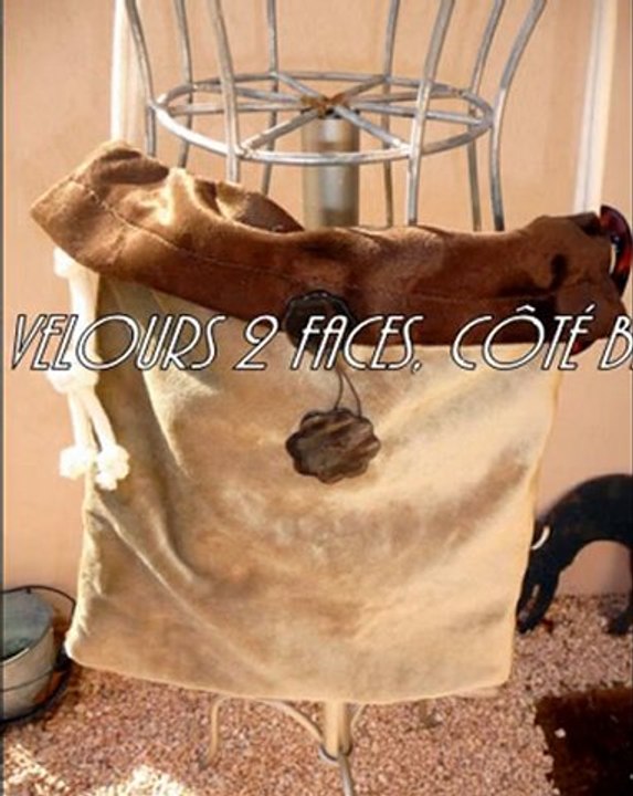 Sac velours