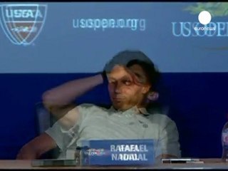 Nadal, crampi in conferenza stampa