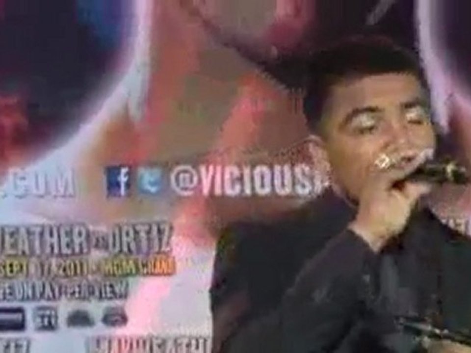 Mayweather and Ortiz nearly come to blows