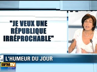 "Je veux une République irréprochable"