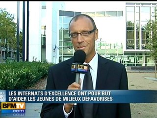 Rentrée scolaire dans un internat d'excellence