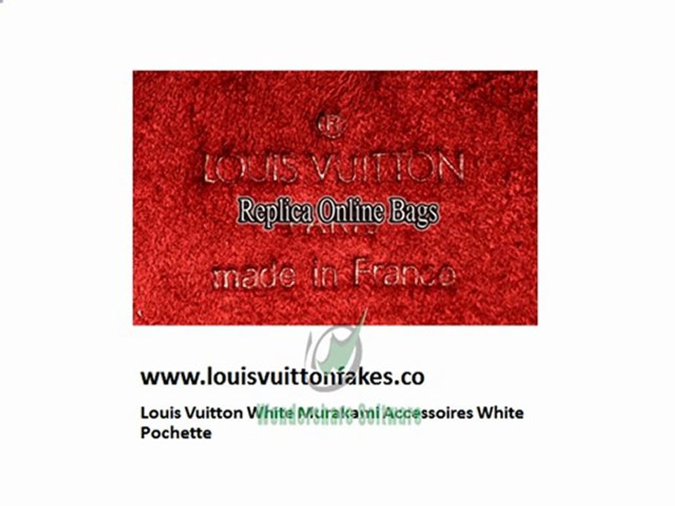 Louis Vuitton Replica White Murakami Accessoires White ...