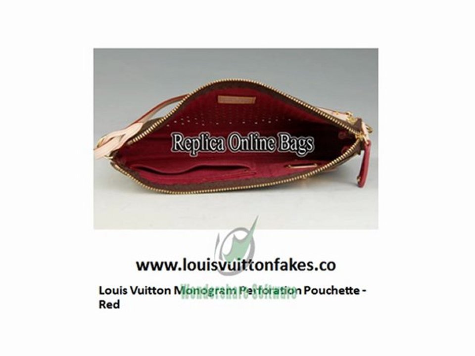 Louis Vuitton Replica Monogram Perforation Fake ...