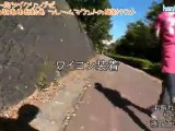 山中湖一周サイクリングで自転車車載動画フレームマウントの撮影テスト