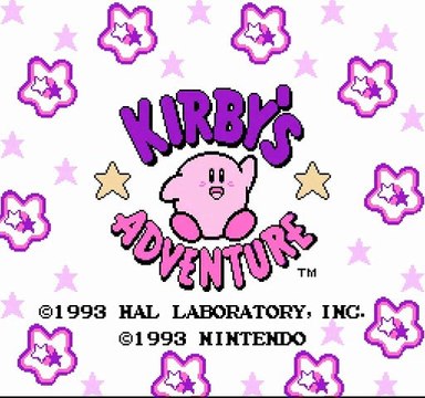 Videotest :Kirby's Adventure(NES)
