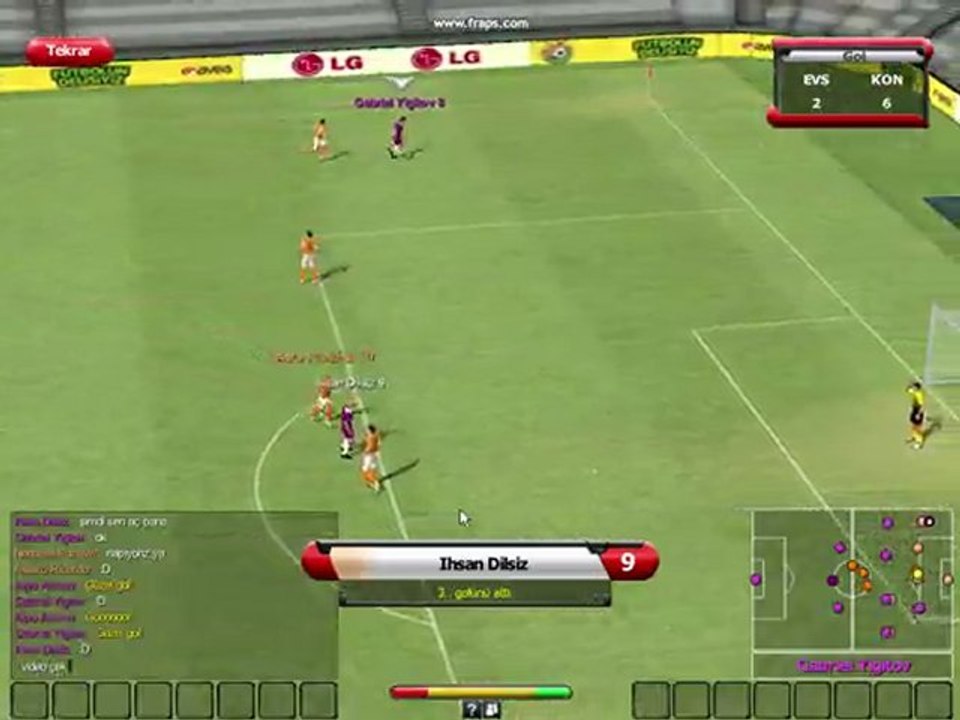 i can football güzel bir gol