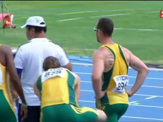 ChM 2011, première demi-finale du 4x400m H