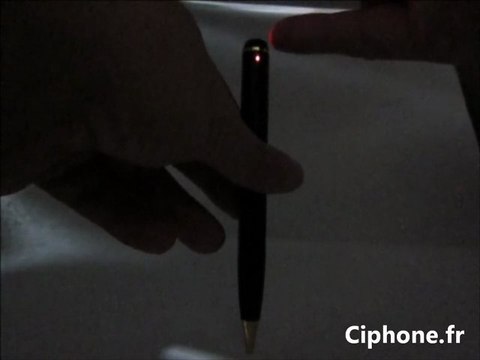 Test stylo camera espion BR à 9.90€