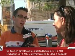 Braderie de Lille 2011 : La protection civile sur le qui vive