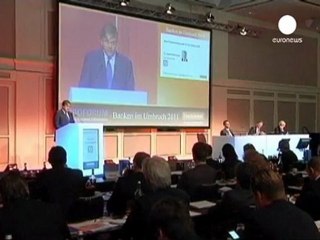Reunión en Fráncfort de los bancos europeos