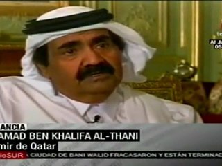 Khalifa Al-Thani las protestas en Siria no se van a detener