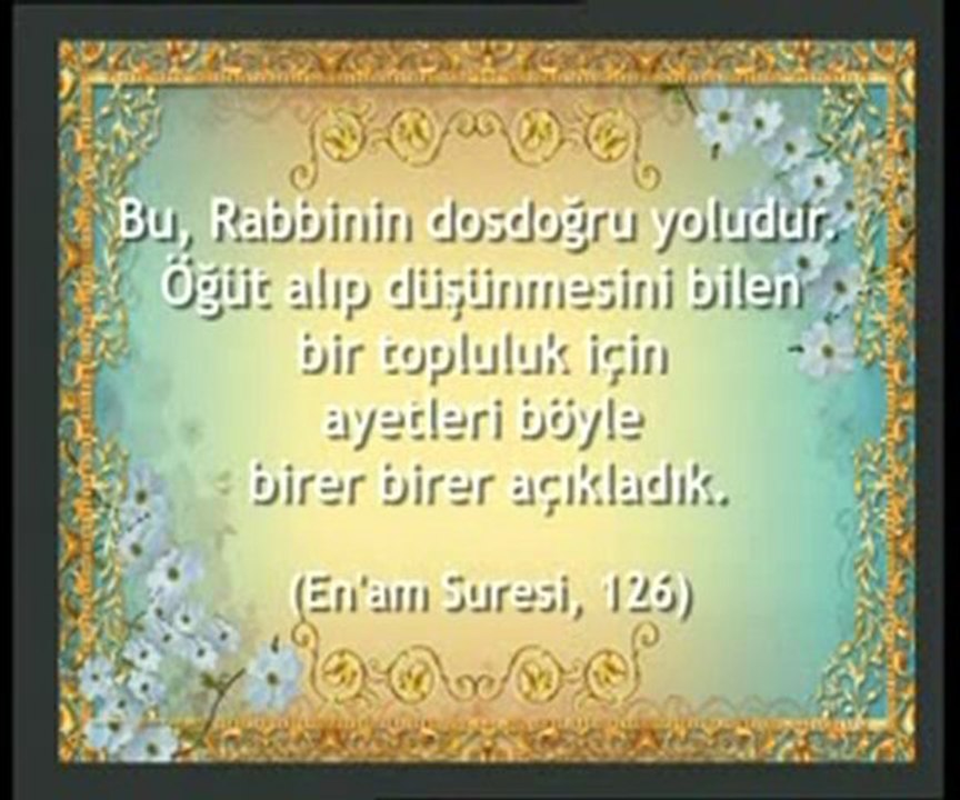 Doğru yol Allah'ın yoludur