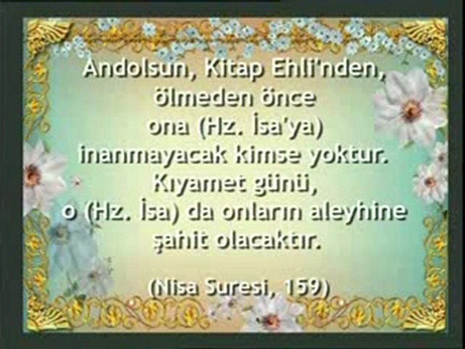 Kuran'da Hz. İsa'nın yeryüzüne tekrar gelişi