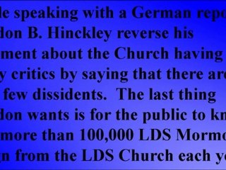 Recent Conspicuous Quotes From Prominent Mormons