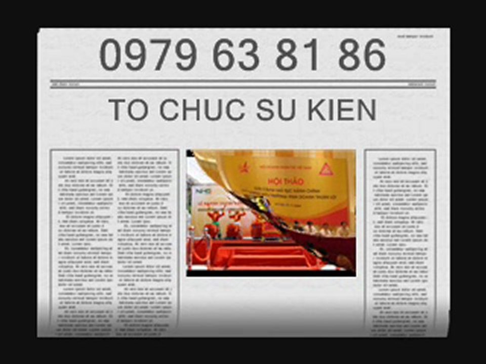 TỔ CHỨC HỘI THẢO HỘI NGHỊ 0979 63 81 86