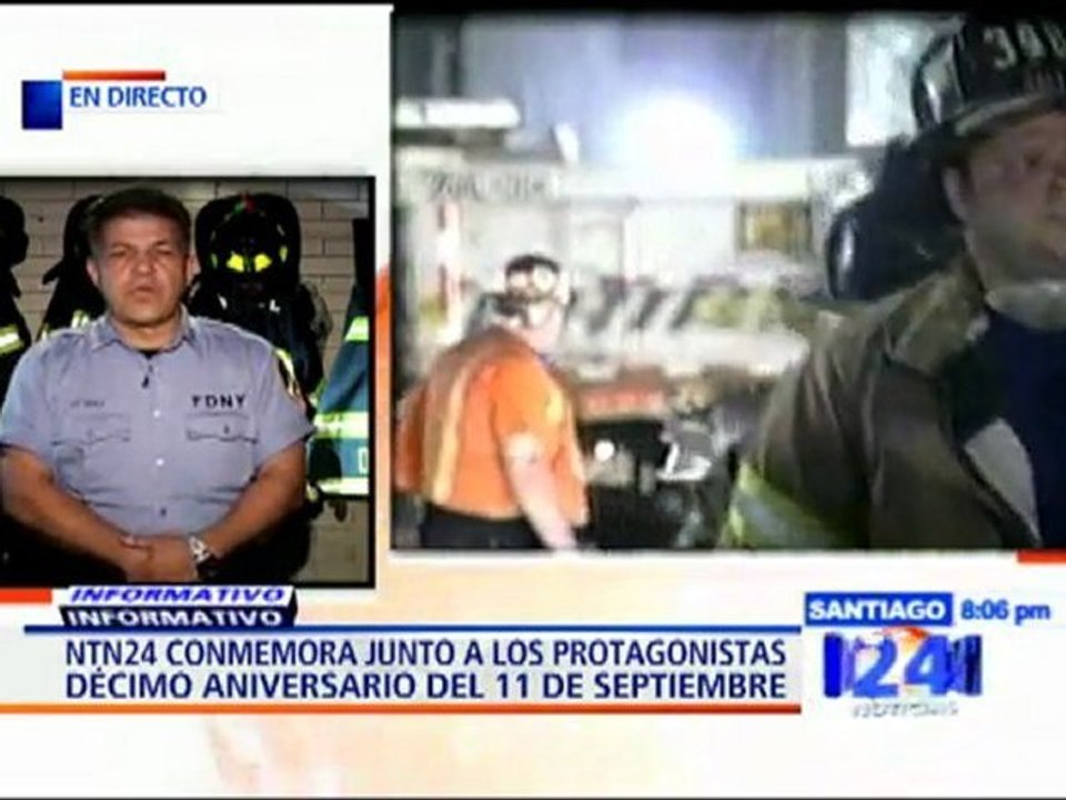 NTN24 conmemora el décimo aniversario del 11 de septiembre junto a sus protagonistas