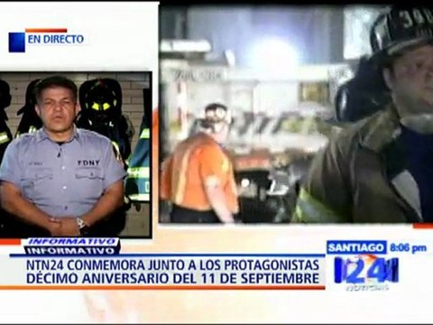 NTN24 conmemora el décimo aniversario del 11 de septiembre junto a sus protagonistas
