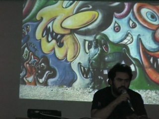 La conférence de Jean-Marc Scotti : peinture murale...