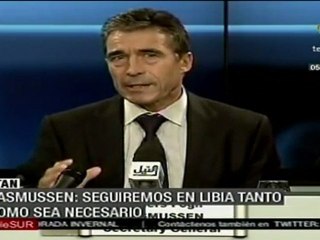 OTAN permanecerá en Libia hasta que sea necesario