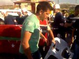 Şehit Komando Uzman Çavuş Bekir Erciyes'in Cenaze töreni görüntüleri.