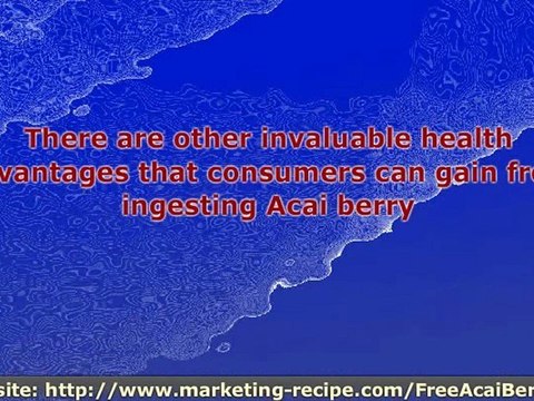 Acai Berry Diet-The Safe Way To Lose Weight