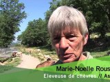 Marie-Noelle ROUSSEZ, éleveuse de chèvres dans les Alpes-Maritimes