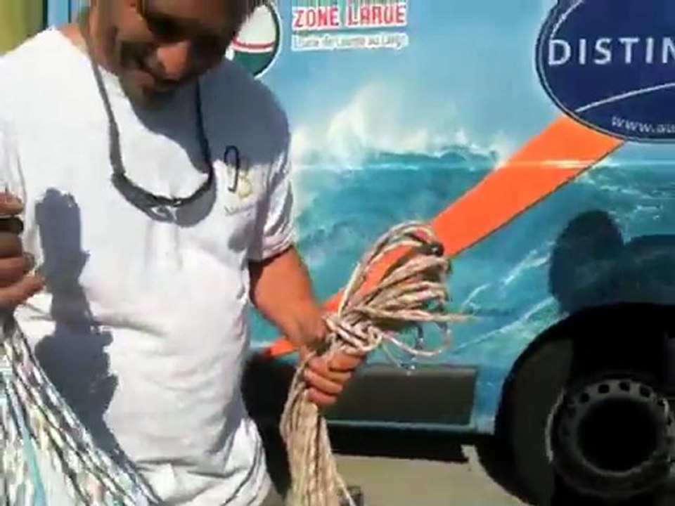 Bertrand Delesne - Transat 6,50 2011. Zoom sur le Matelotage.