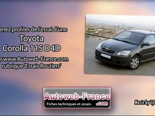 Essai Toyota Corolla 115 D4D - Autoweb-France