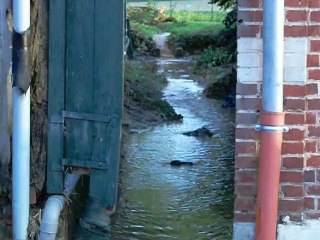 Après les inondations du 3 septembre 2011 à Rocquencourt (Oise)