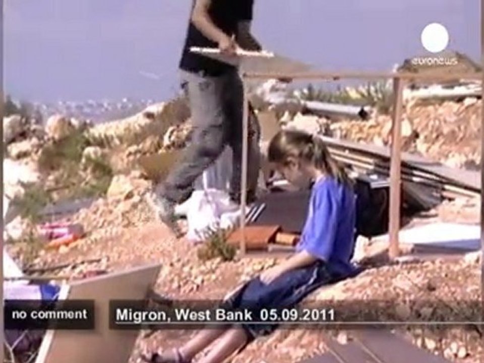 Un campement illégal démolit en Cisjordanie - no comment