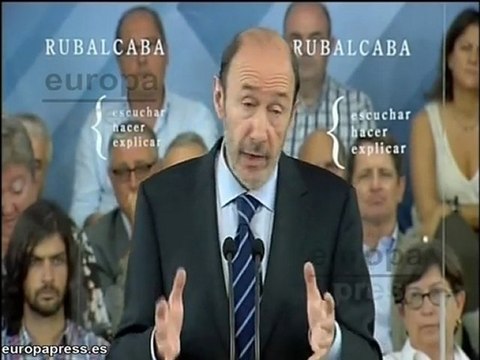 Rubalcaba propone evitar el copago sanitario