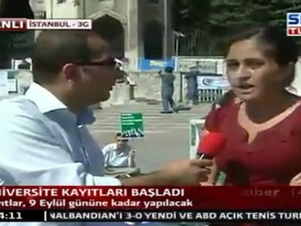 5 Eylül İstanbul Üniversitesi Oturma Eylemi / SKY TÜRK