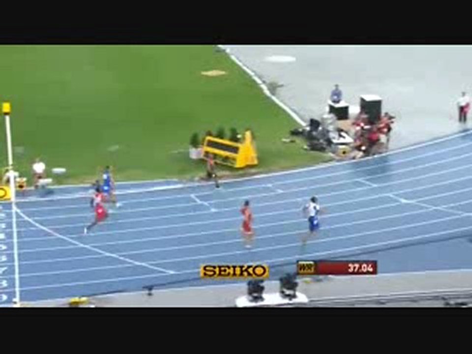 Jamaican Men Break the World Record in the 4x100 Relay ...