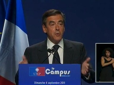 Discours de François Fillon - Campus de l'UMP 2011 à Marseille