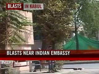 Blasts near Indian embassy in Kabul