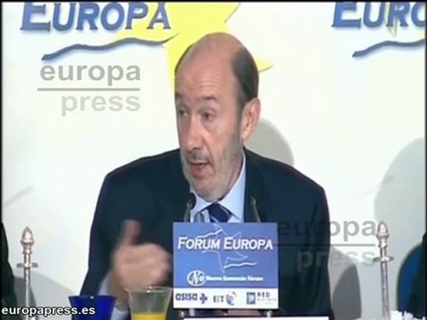 Rubalcaba analiza las palabras de Obama