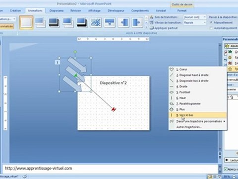 Powerpoint - animation des objets