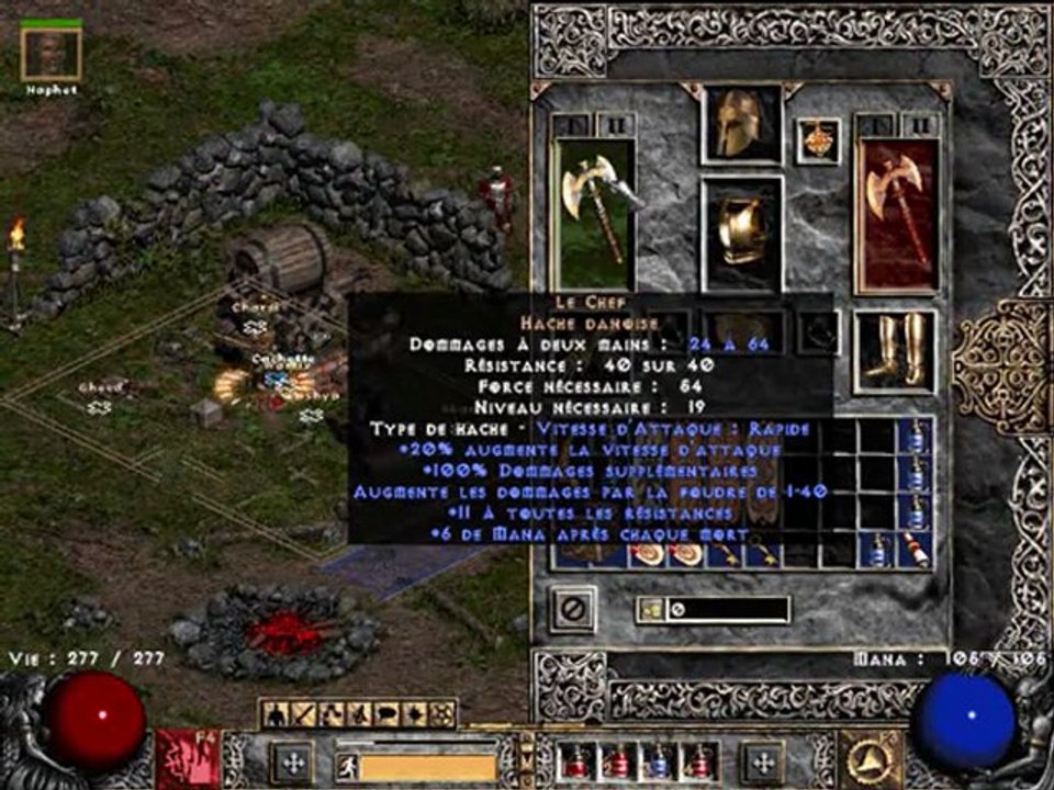 Wt) Diablo 2 Cauchemar Act 1 Partie 1