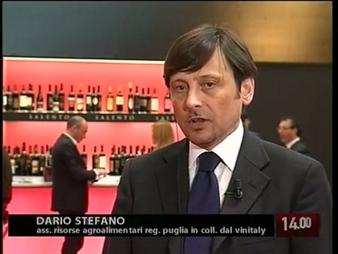 TG 09.04.10 Vinitaly, Stefàno: Occasione di sviluppo per la Puglia