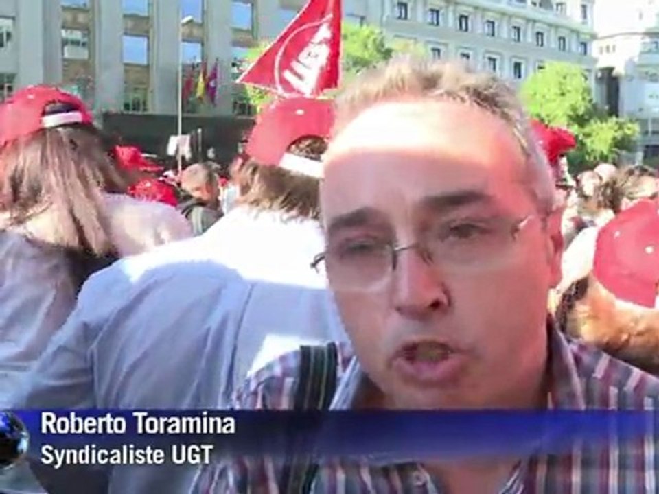 Les Espagnols manifestent contre la règle d'or