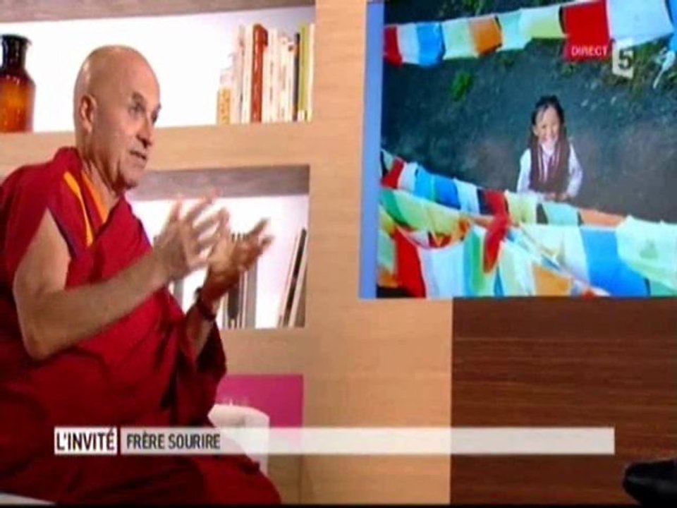 sourire avec Matthieu Ricard