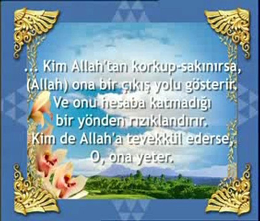 Tevekkül etmek