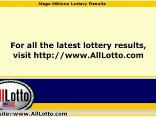 Mega Millions Lottery Drawing Results for September 6, 2011