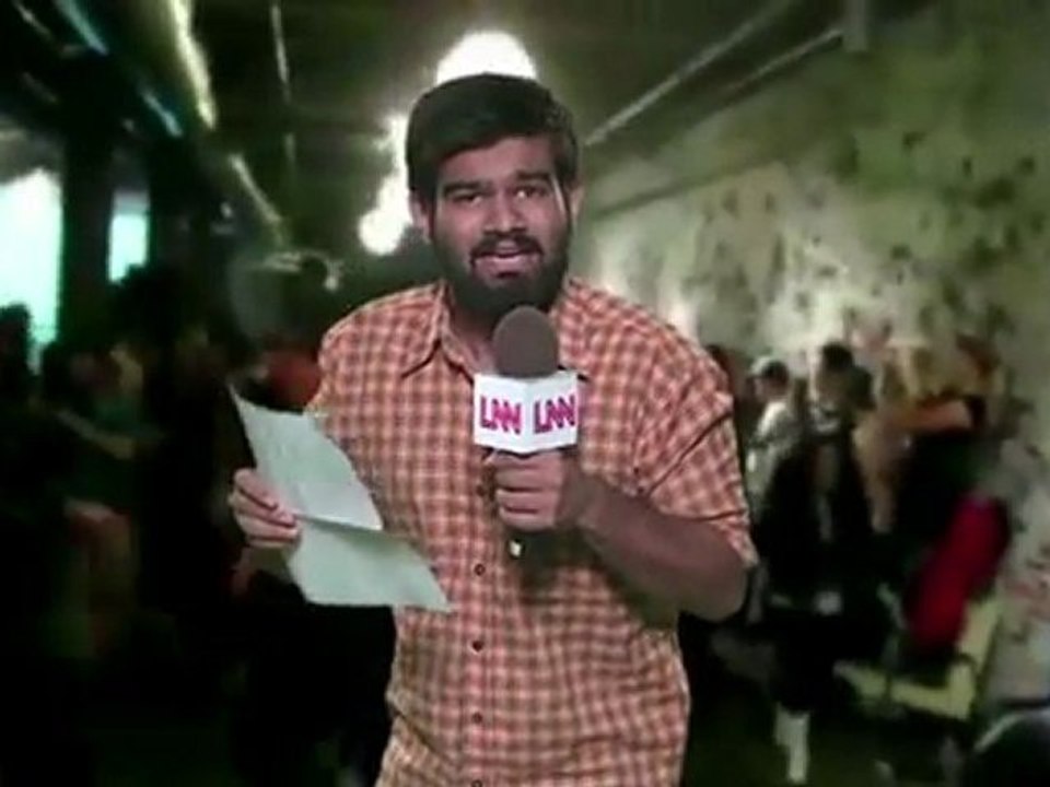 Comedy Show Jay Hind! LNN - Headlines Today Hit by Hitler