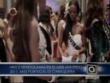 Dos caraqueñas en el Miss Venezuela