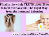 polycystic ovary syndrome treatment - natural remedies for ovarian cysts