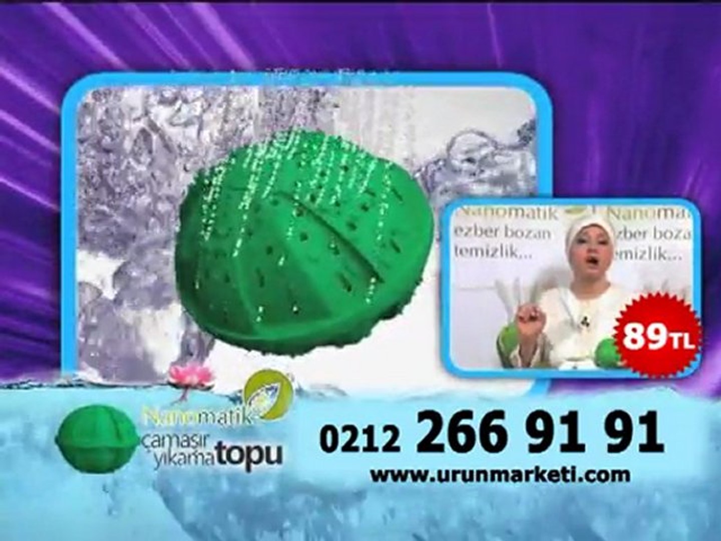 Nanomatik Çamaşır Yıkama Topu | Ürün Marketi - Dailymotion Video