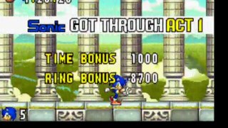 Sonic Advance 5) Angel Island Zone